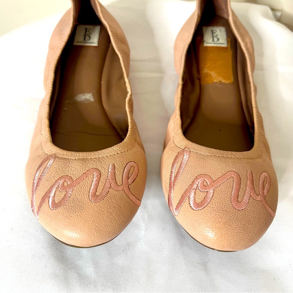 Ellen Degeneres Love Flats in Pink